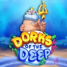 Dorks of the Deep casino game by Hacksaw Gaming – featured logo at Spinstein Casino