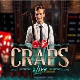 Live Craps online game logo by Evolution on spinsteincasino.at