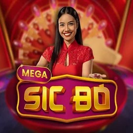Mega Sic Bo slot logo by Pragmatic Play at Spinstein Casino